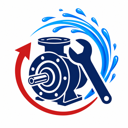 Pictogram herstel van pompinstallatie